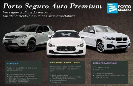 Seguro veicular para carro de luxo -: Porto Seguro Auto Premium